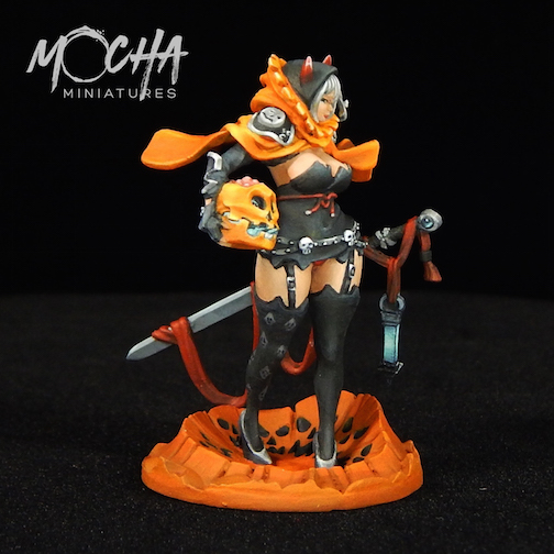 Halloween Pinup · October 2018 — Mocha Minis